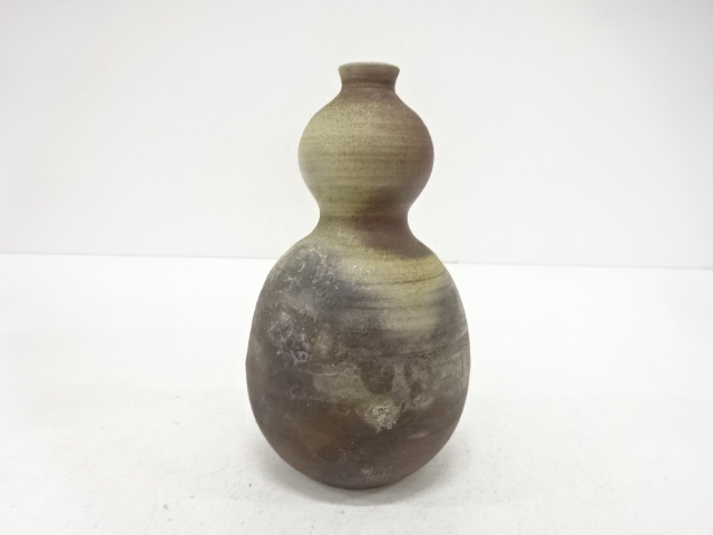  作家物　備前焼　瓢　花入